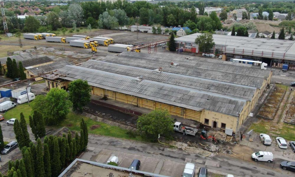 Kecskemét, vasbeton bortázozó bontása 1